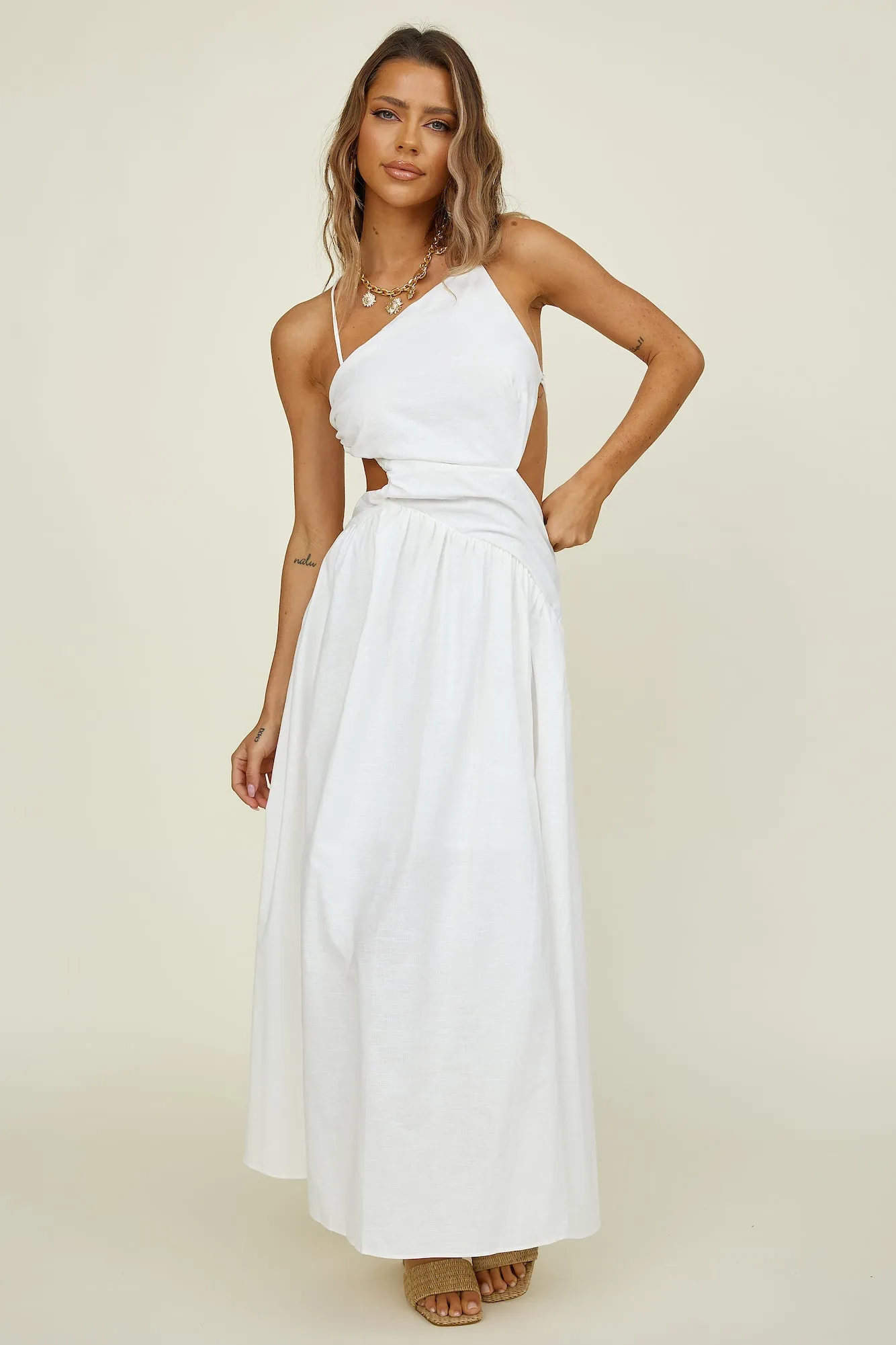 Marais Maxi Dress White