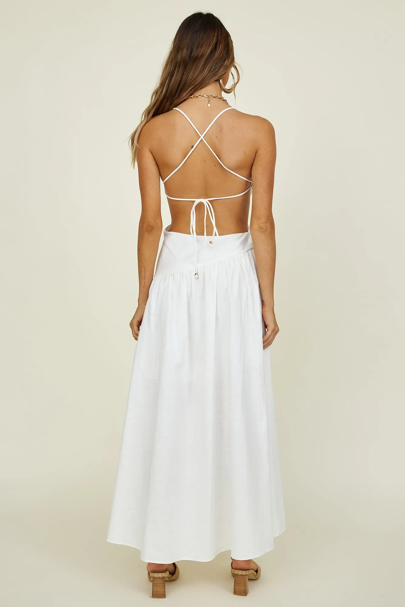 Marais Maxi Dress White