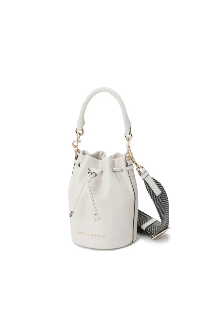 Marc Jacobs The Groove Webbing Bucket Bag In Marshmallow 4R3HCR013H02