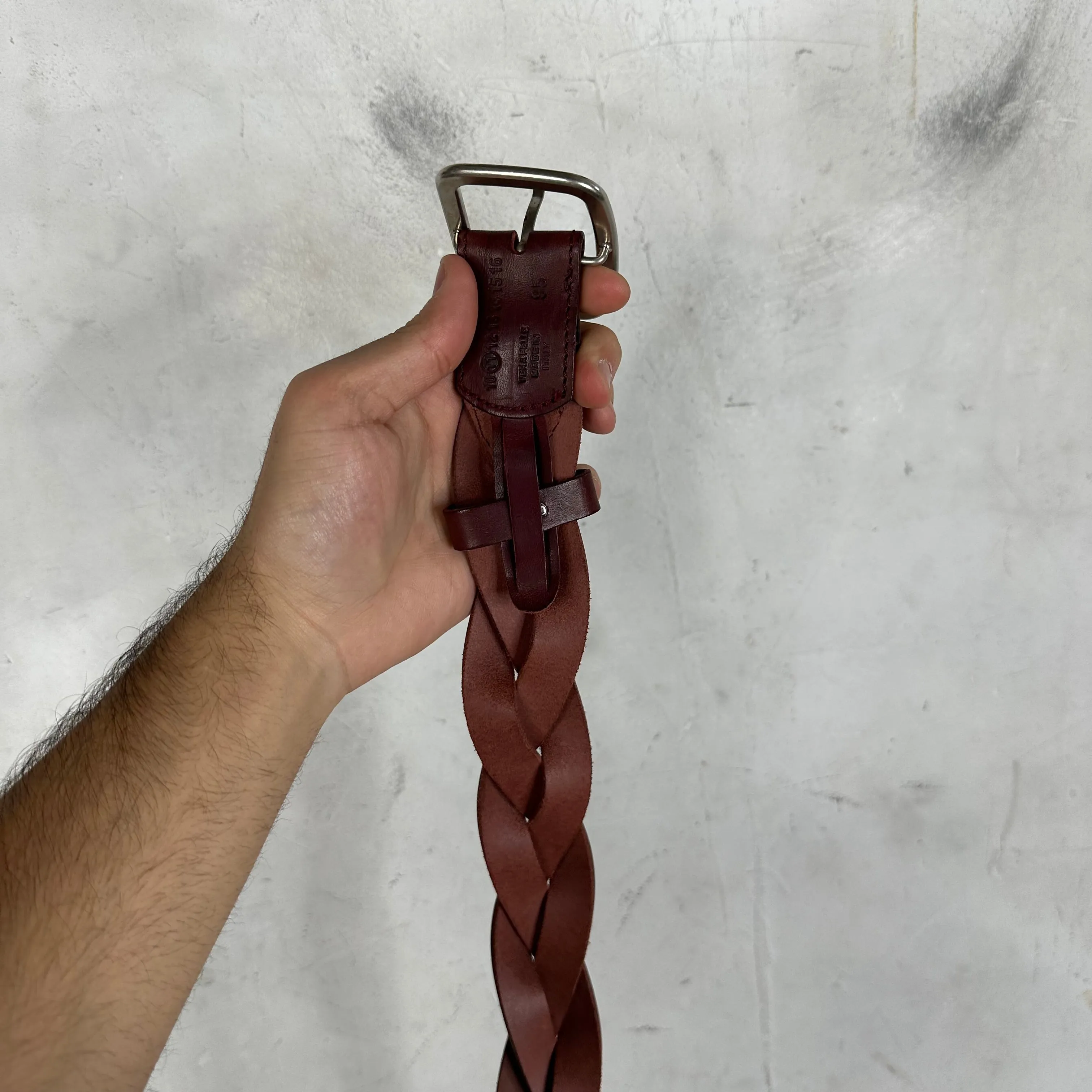 Margiela Sample Braided Leather Belt