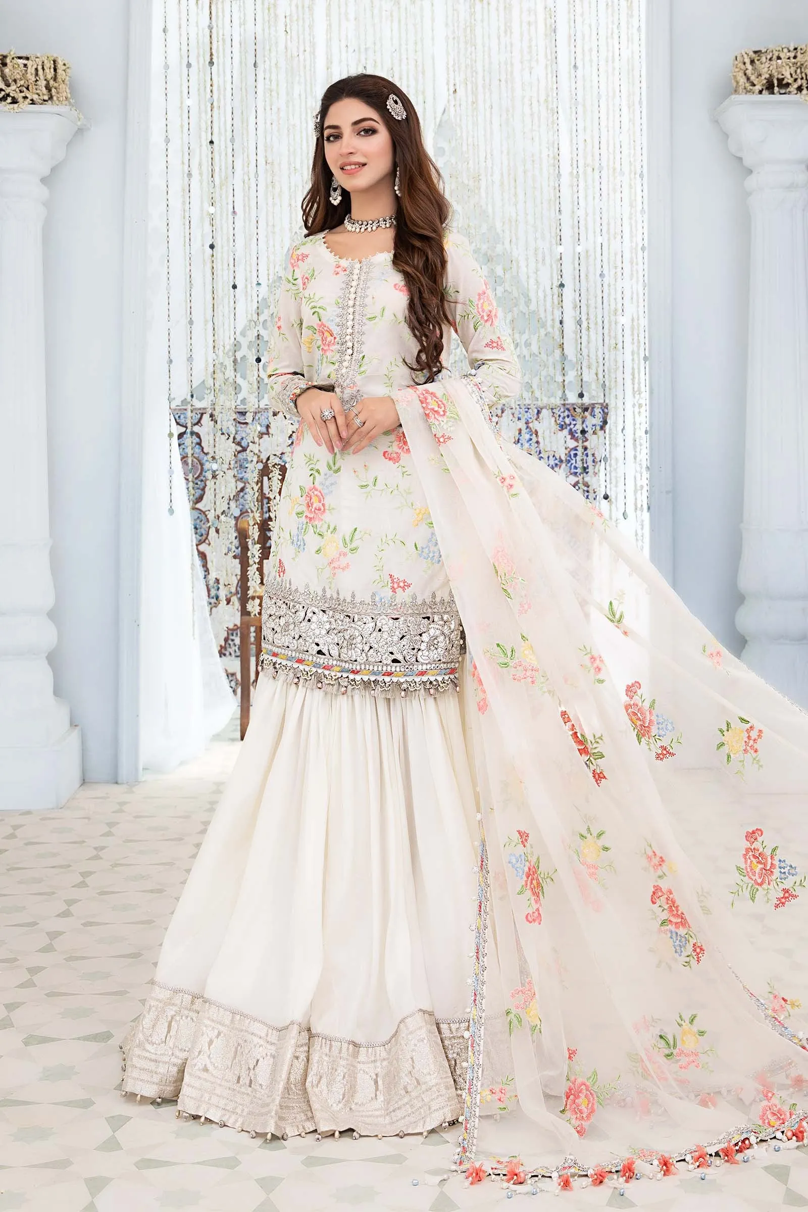 MARIA.B Eid Lawn Collection 2022 – EL-22-02-White