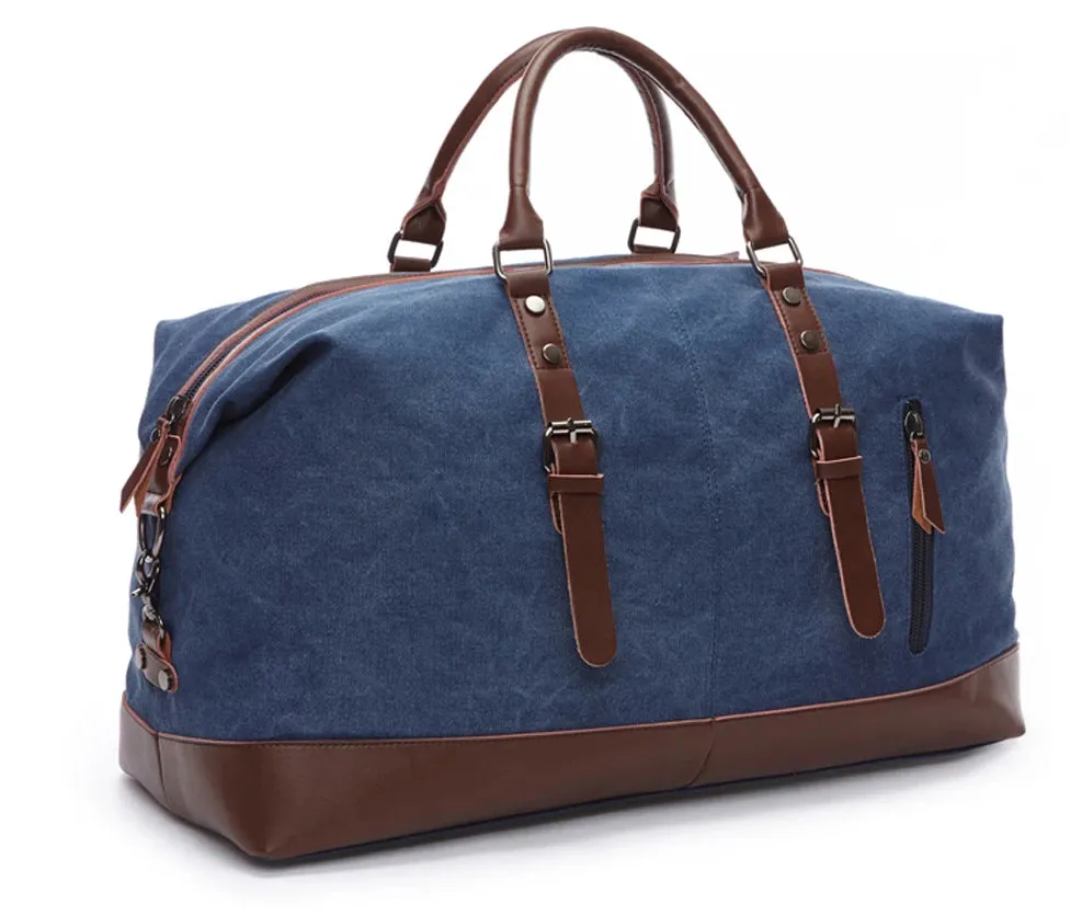 Mark Royal Men's Canvas Leather Duffel Bag