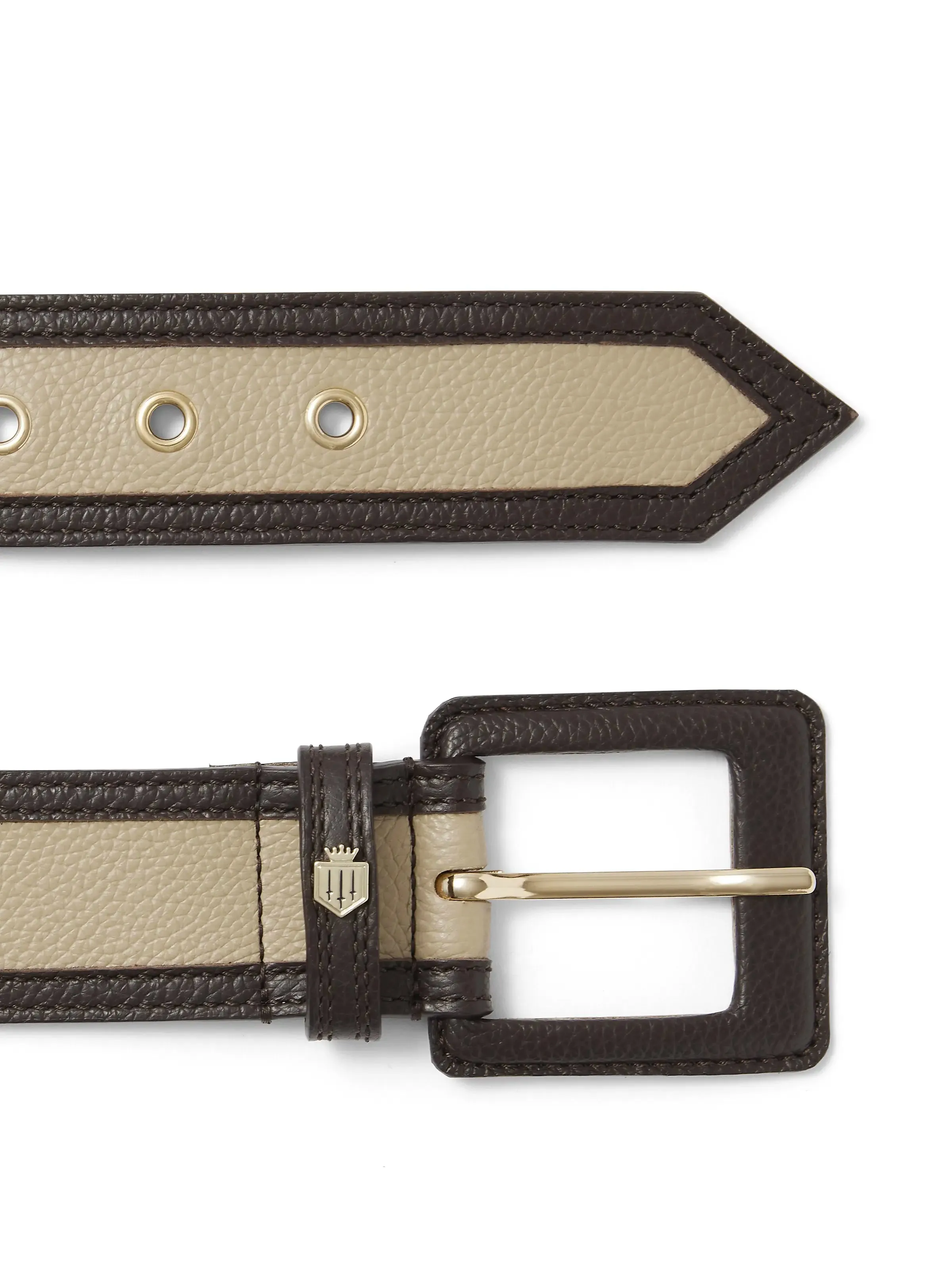 Marseille Belt - Caramel & Chocolate Leather