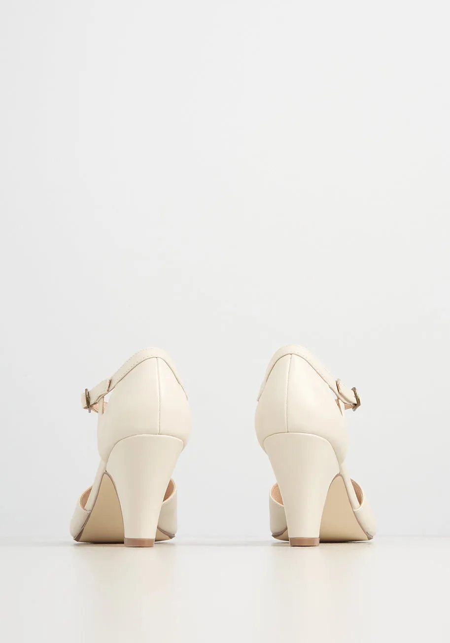 Masterfully Mingling T-Strap Heel