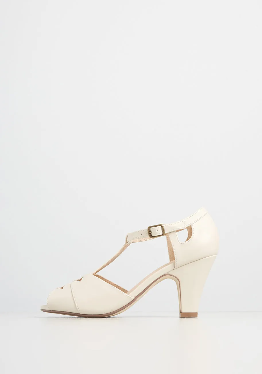 Masterfully Mingling T-Strap Heel