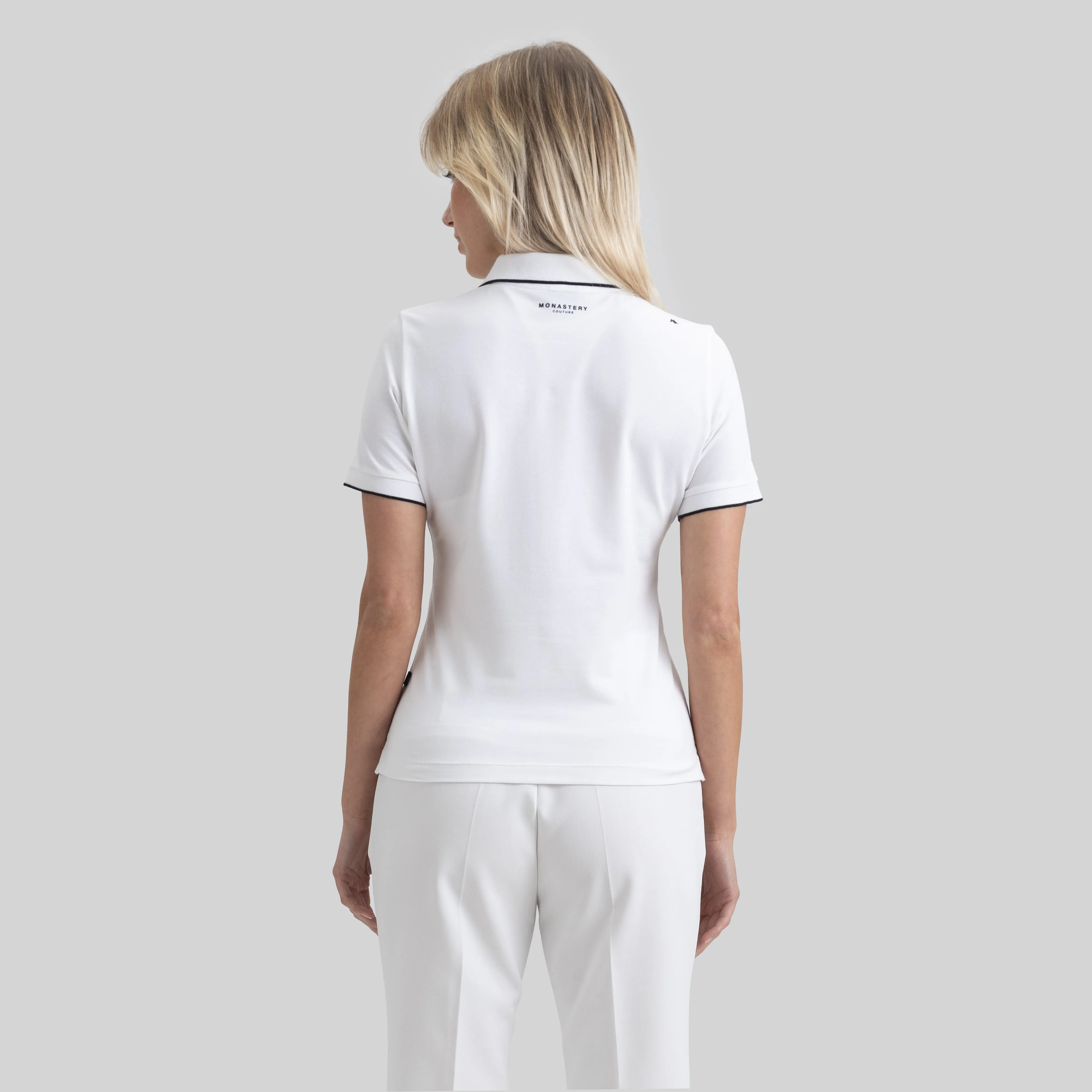 MATRA T-SHIRT WOMEN POLO WHITE