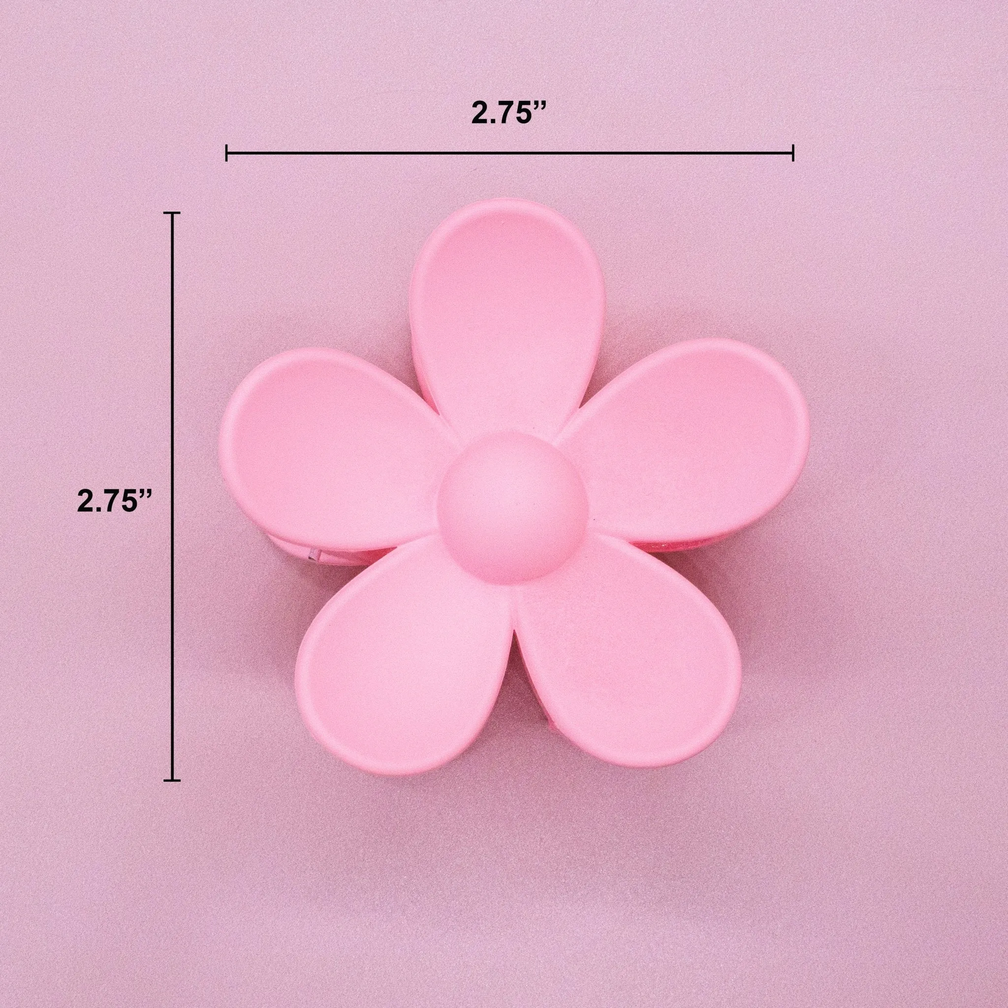 Matte Hair Claw Clip - Large Daisy Flower