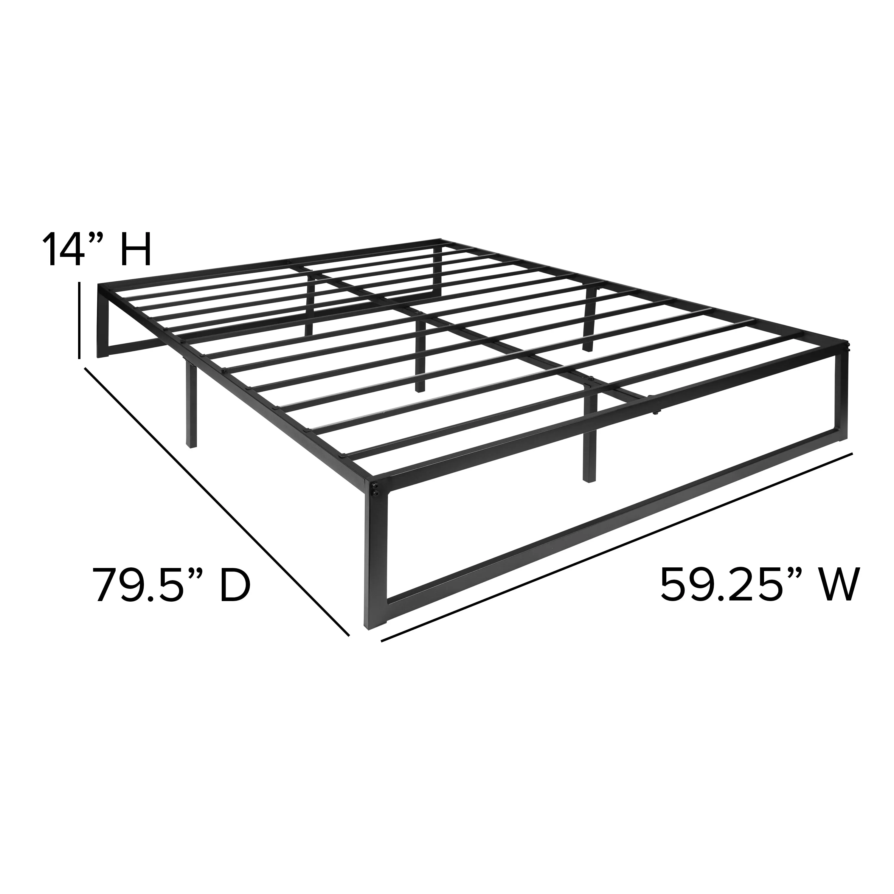 Mattress, Frame & Topper Set XU-BD10-12PSM2M35-Q-GG