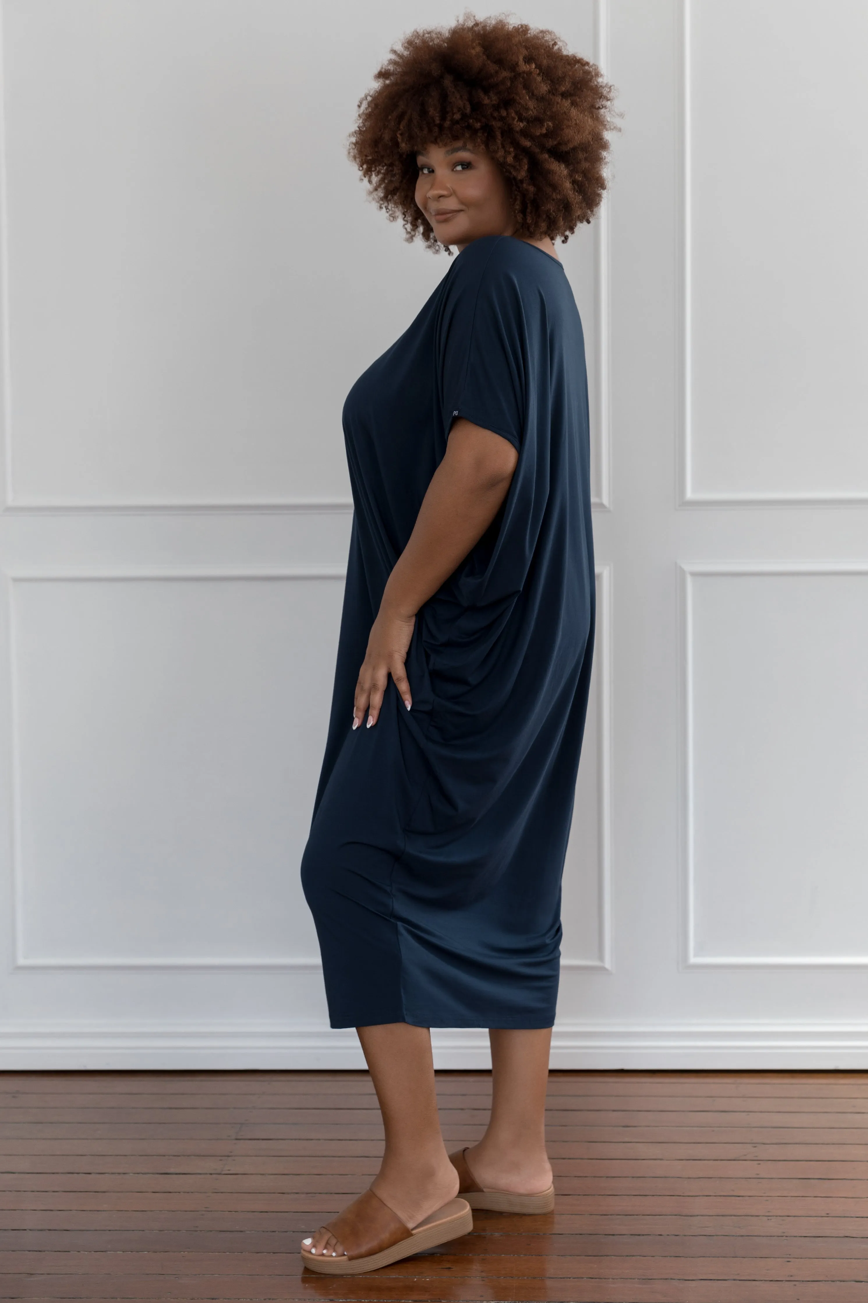 Maxi Miracle Dress | Navy