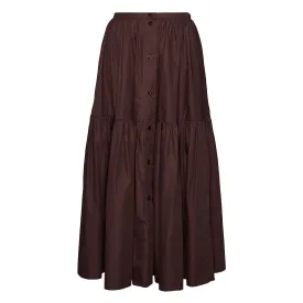 Maxi Volume Buttoned Skirt