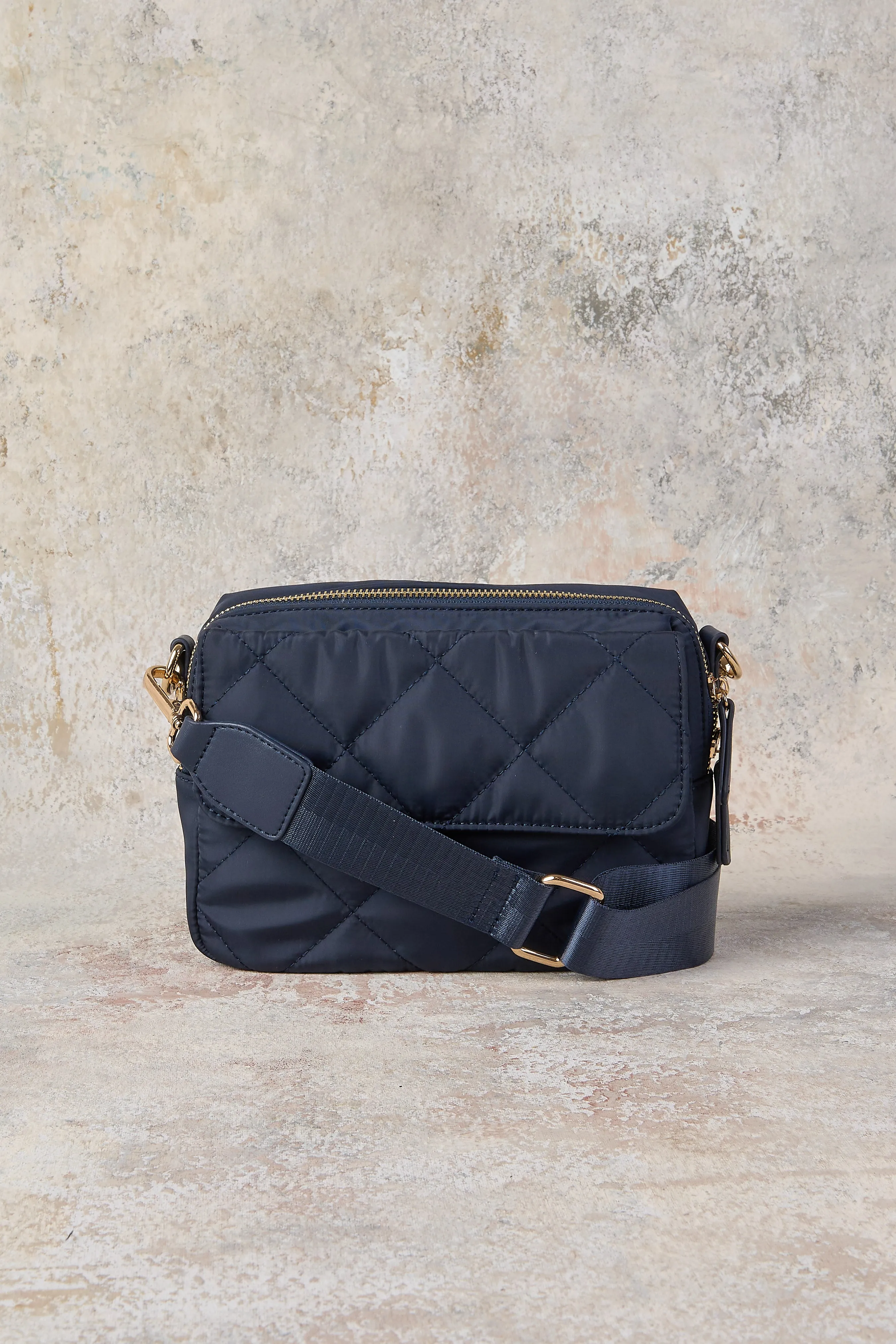 Medina Soft Crossbody Bag - Navy