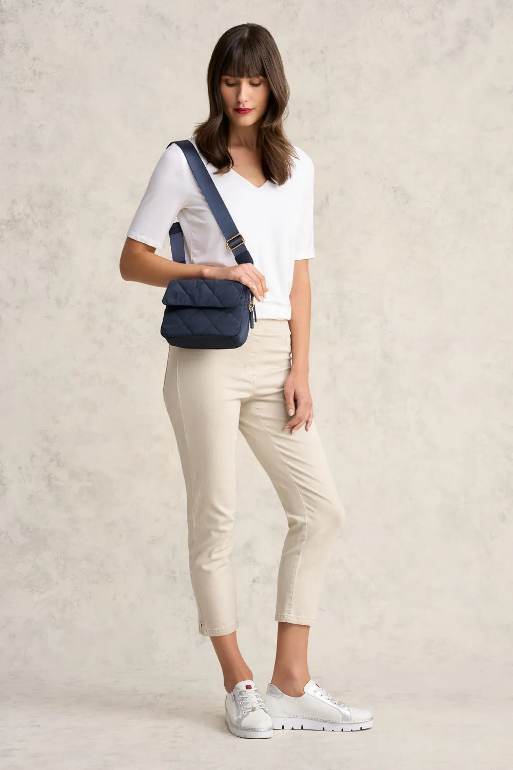 Medina Soft Crossbody Bag - Navy