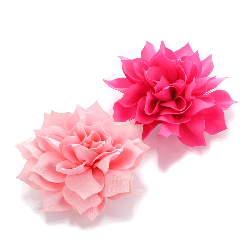 Medium Petal Blossom Hair Flower Clip Pair