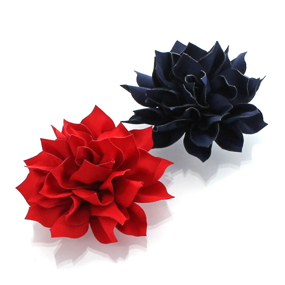 Medium Petal Blossom Hair Flower Clip Pair