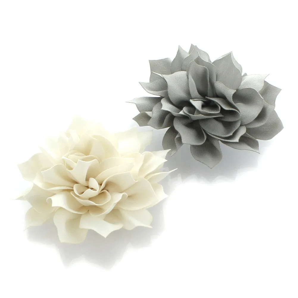 Medium Petal Blossom Hair Flower Clip Pair