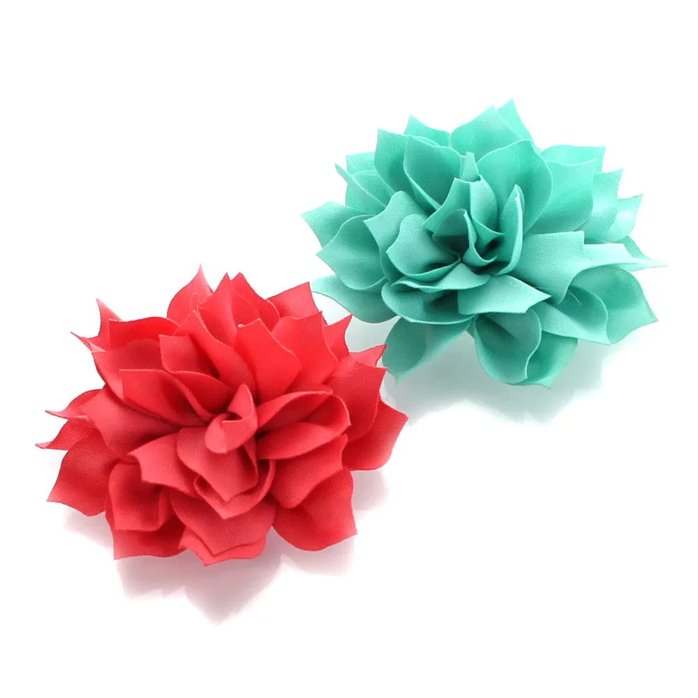 Medium Petal Blossom Hair Flower Clip Pair