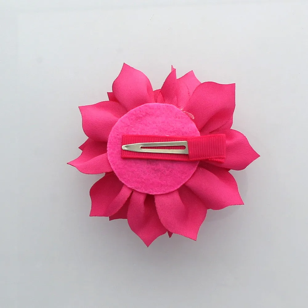 Medium Petal Blossom Hair Flower Clip Pair