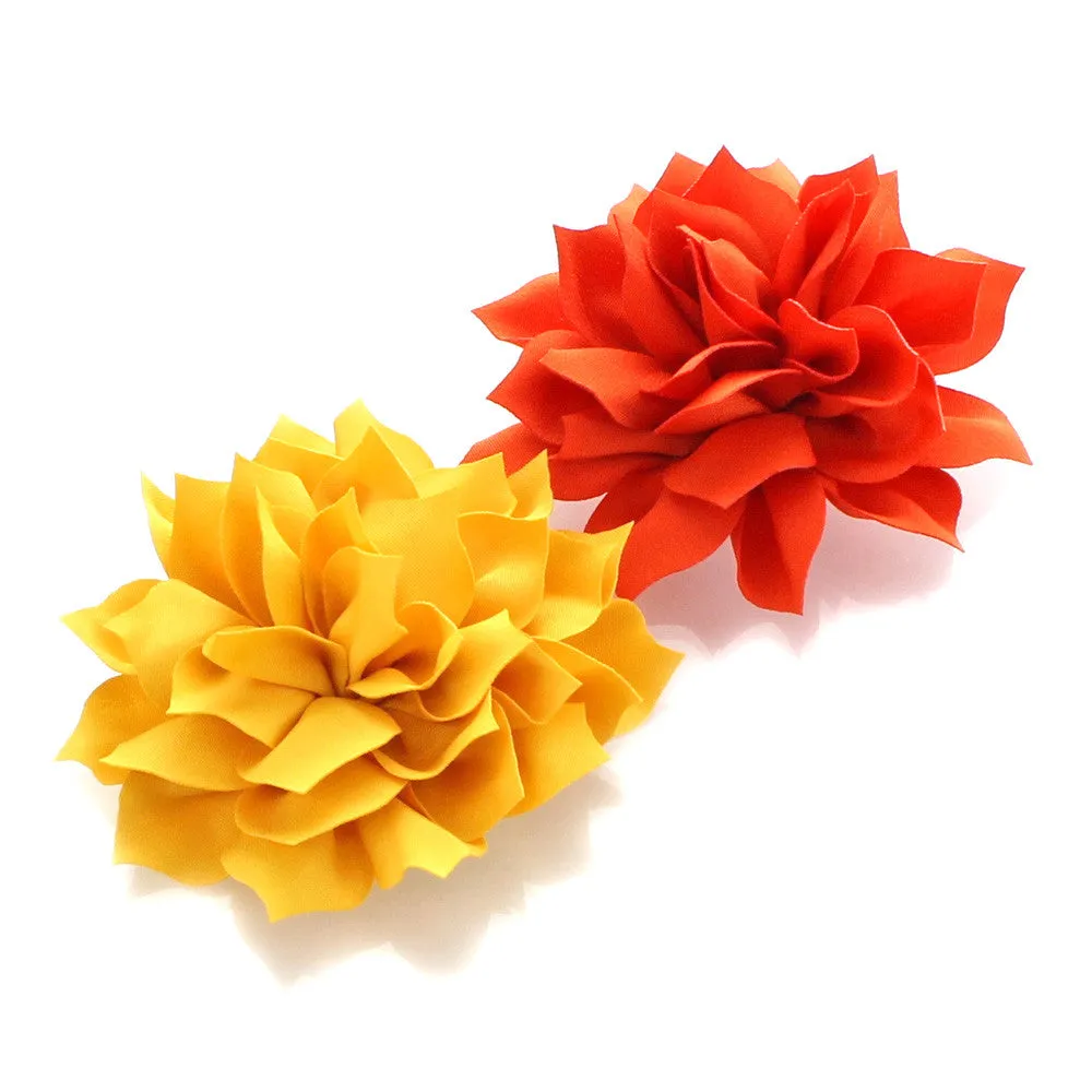 Medium Petal Blossom Hair Flower Clip Pair