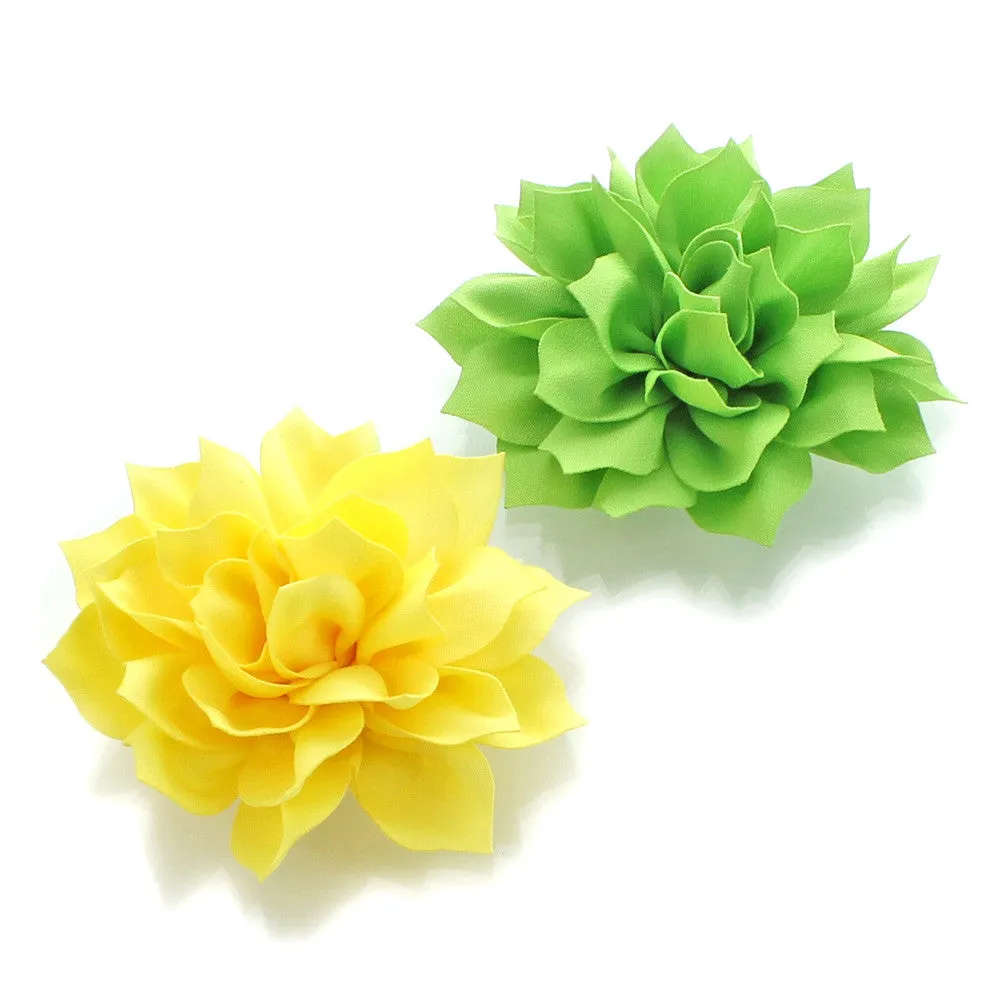 Medium Petal Blossom Hair Flower Clip Pair