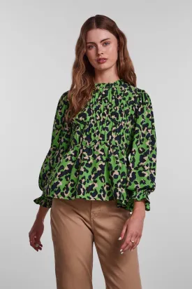 Meline Blouse - Grass Green