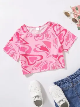 Melting Hearts Crop Top