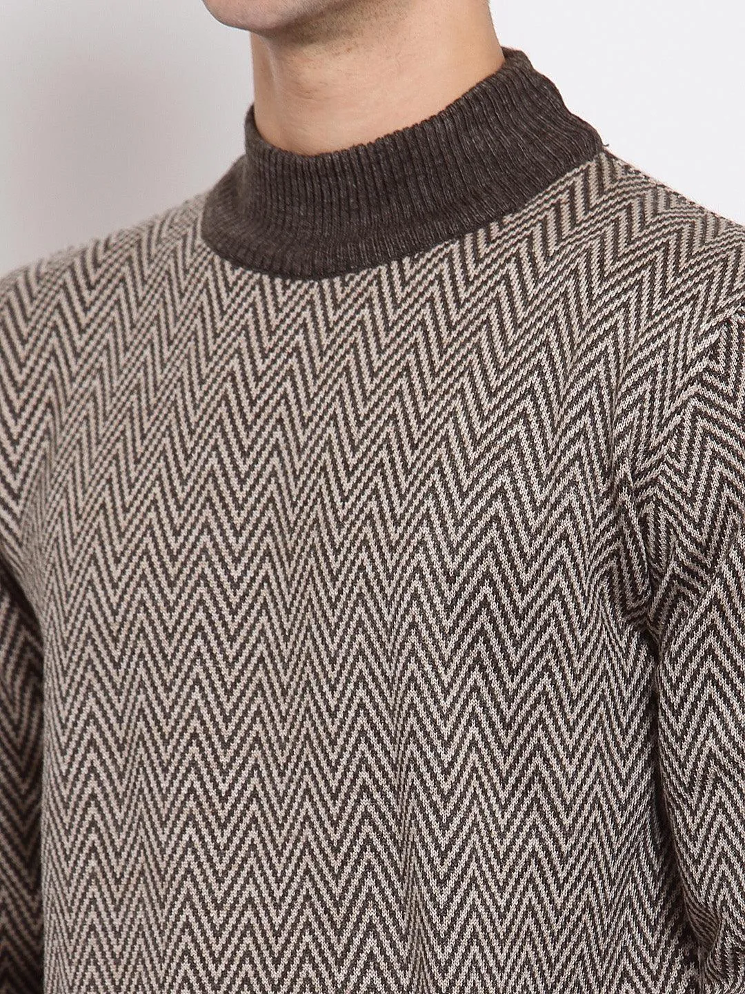 Men Chevron Pullover