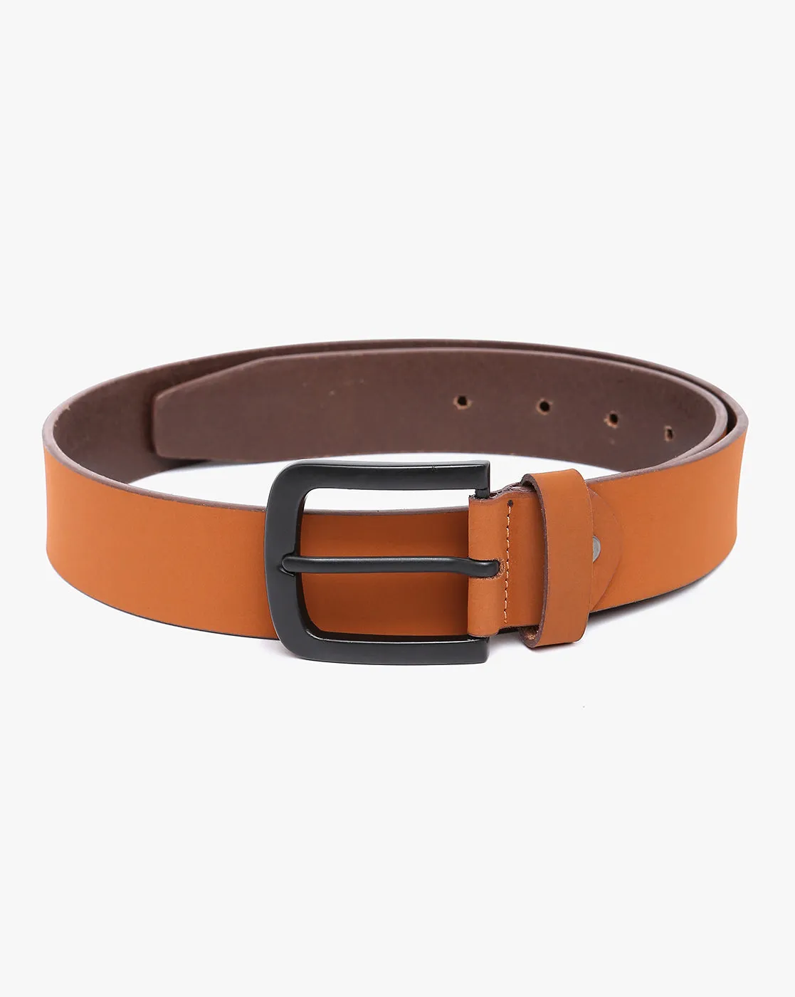 Men Geniune Leather Tan Belts