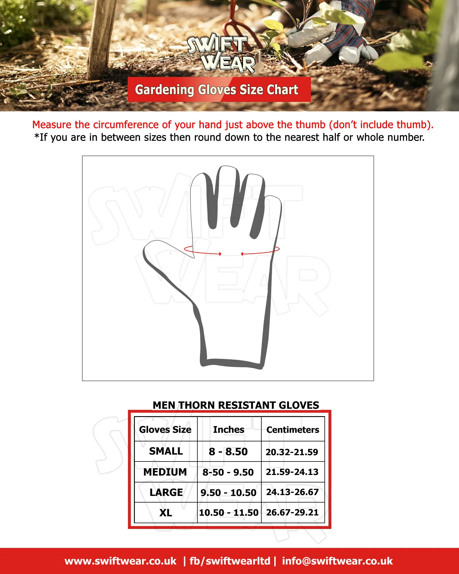 Men Leather Thorn Proof Gardening Glove