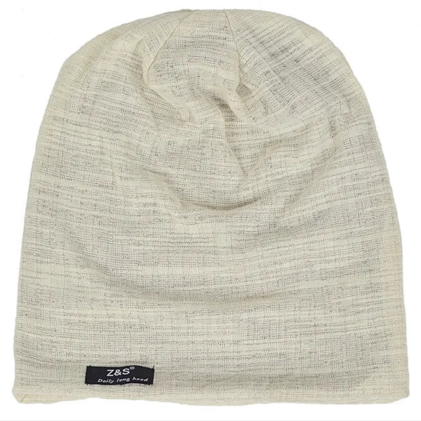 Men Slouch Hollow Beanie Thin Summer Cap  B018H