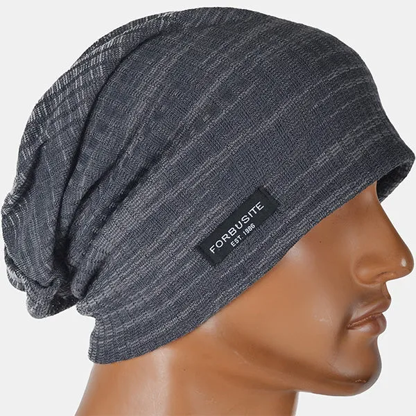 Men Slouch Hollow Beanie Thin Summer Cap  B018H