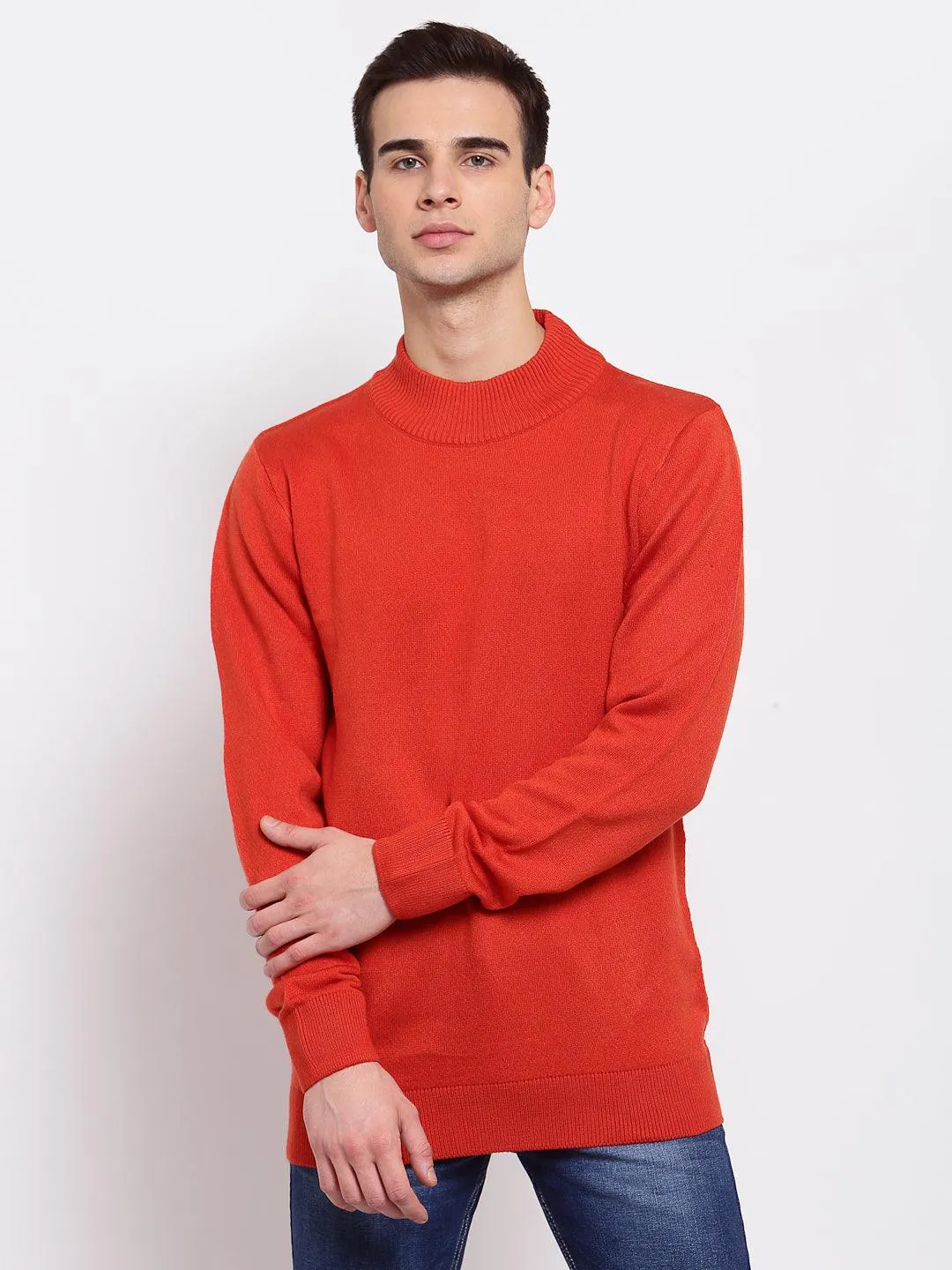 Men Solid Pullover