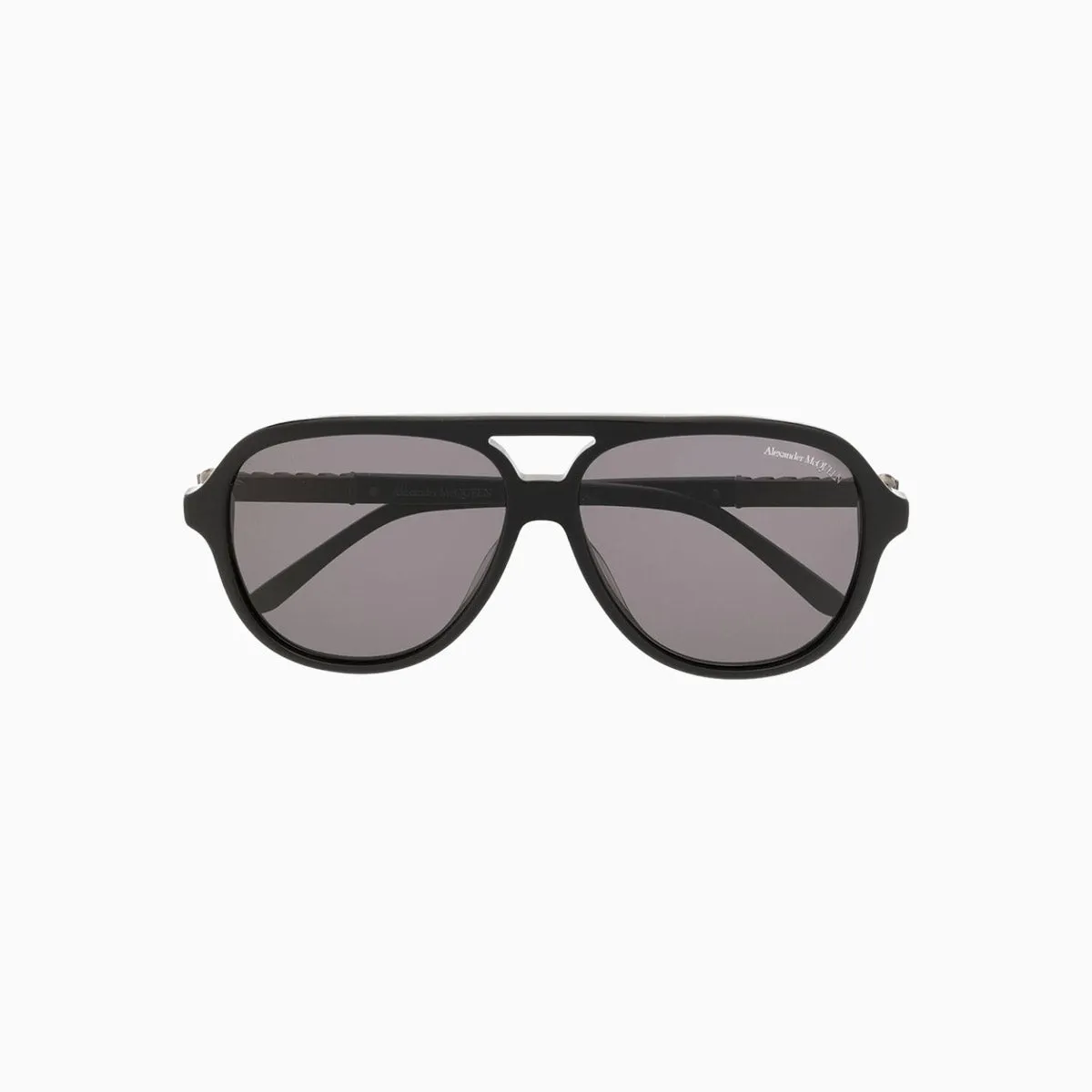 Men's Alexander McQueen Tinted Pilot Frame Sunglasses