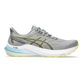 Men's Asics GT-2000 12, Sheet Rock/Bright Yellow, 9 D Extra Wide