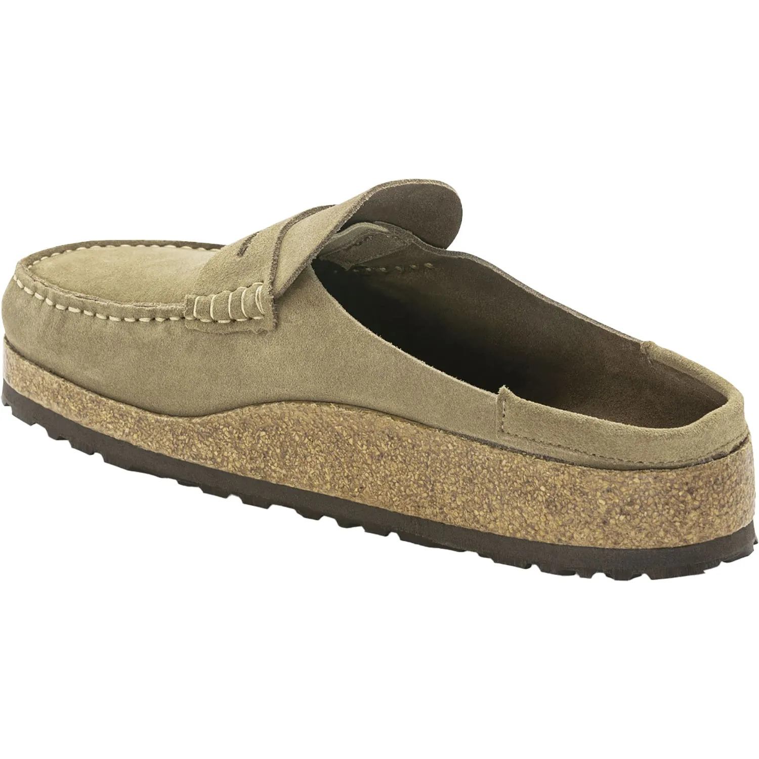 Men's Birkenstock Naples Grip Taupe Suede