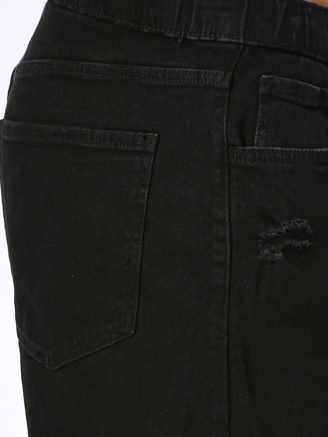 Men’s Black Ripped Jogger