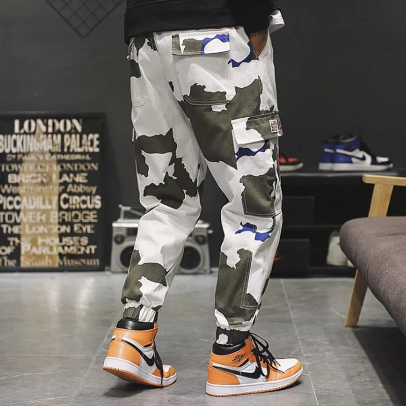 Men's black streetwear casual Pants