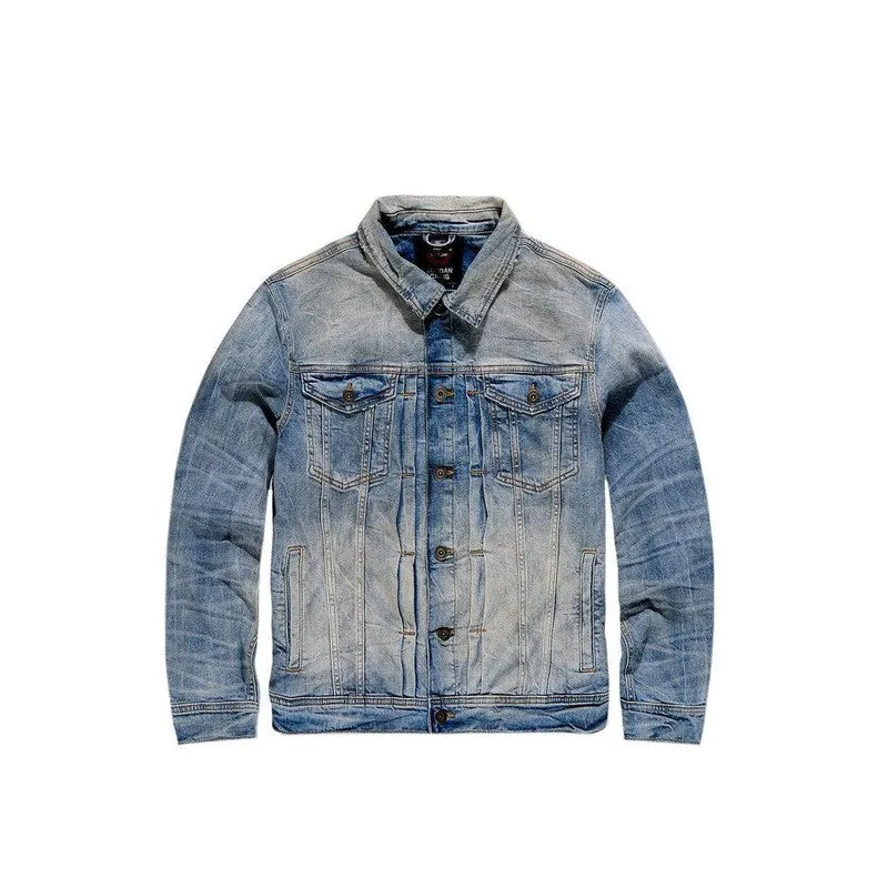 Men's Boulder Denim Trucker Jacket, Antique