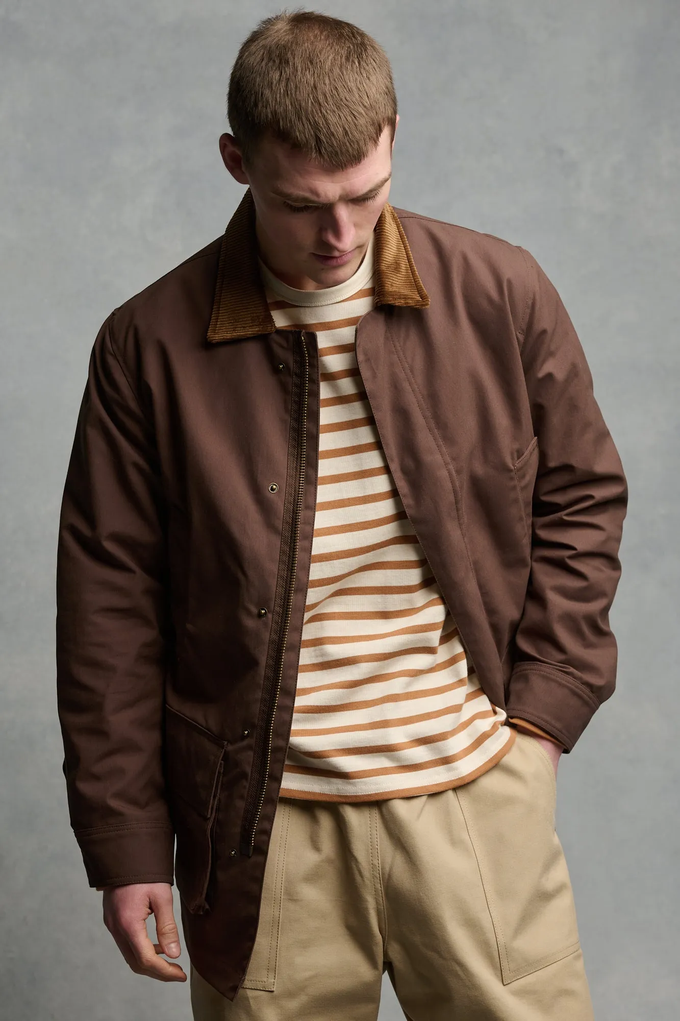 Men's Breton Ecru/ Cinnamon