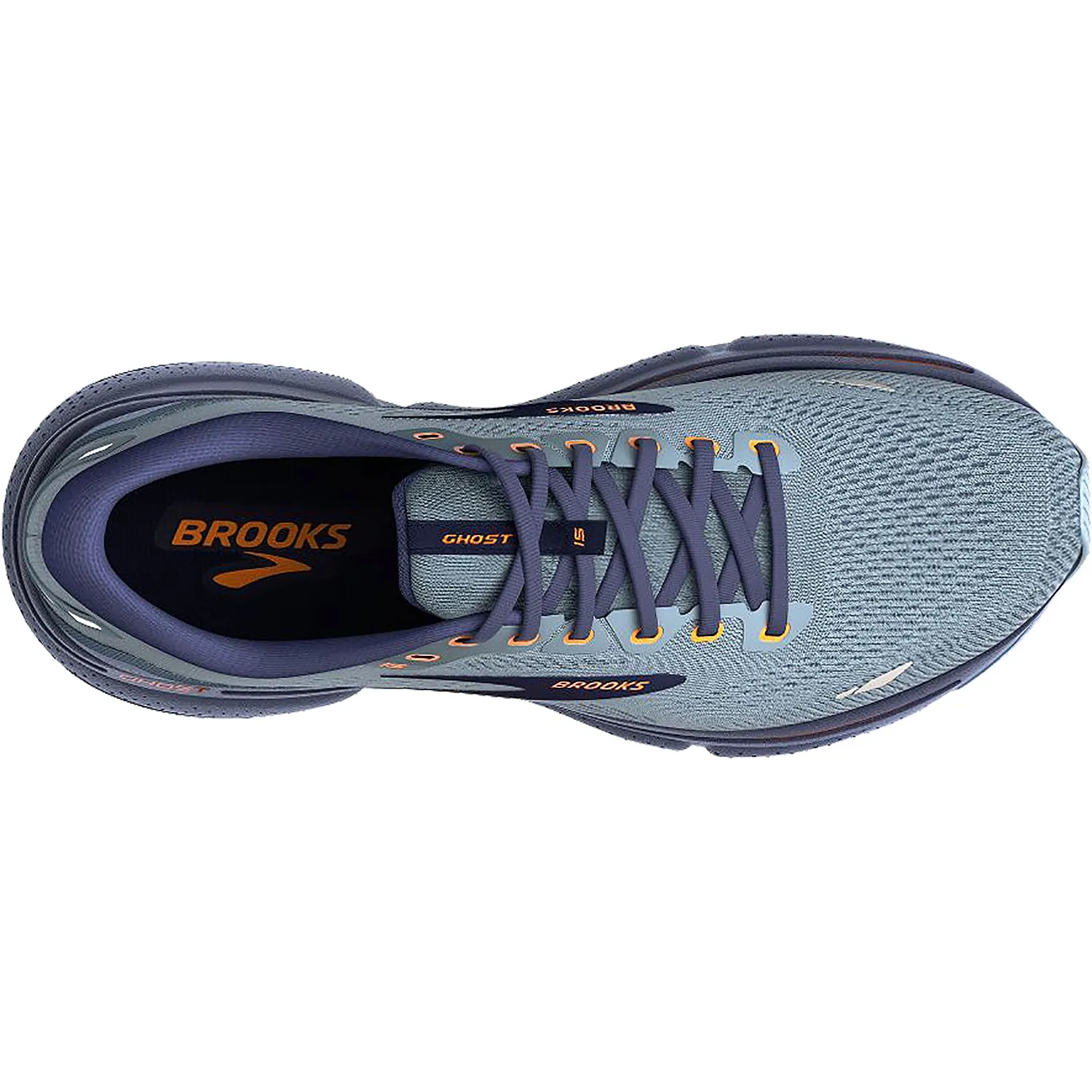 Men's Brooks Ghost 15 Flintstone/Peacock/Oak Mesh