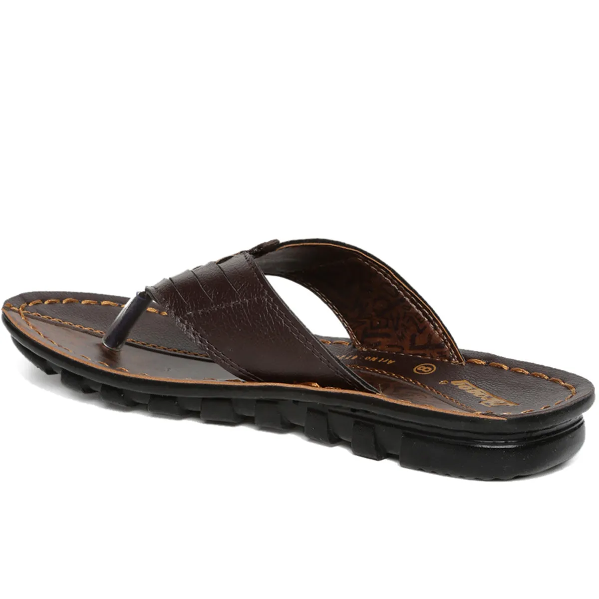 Men's Brown Vertex Flip-Flops