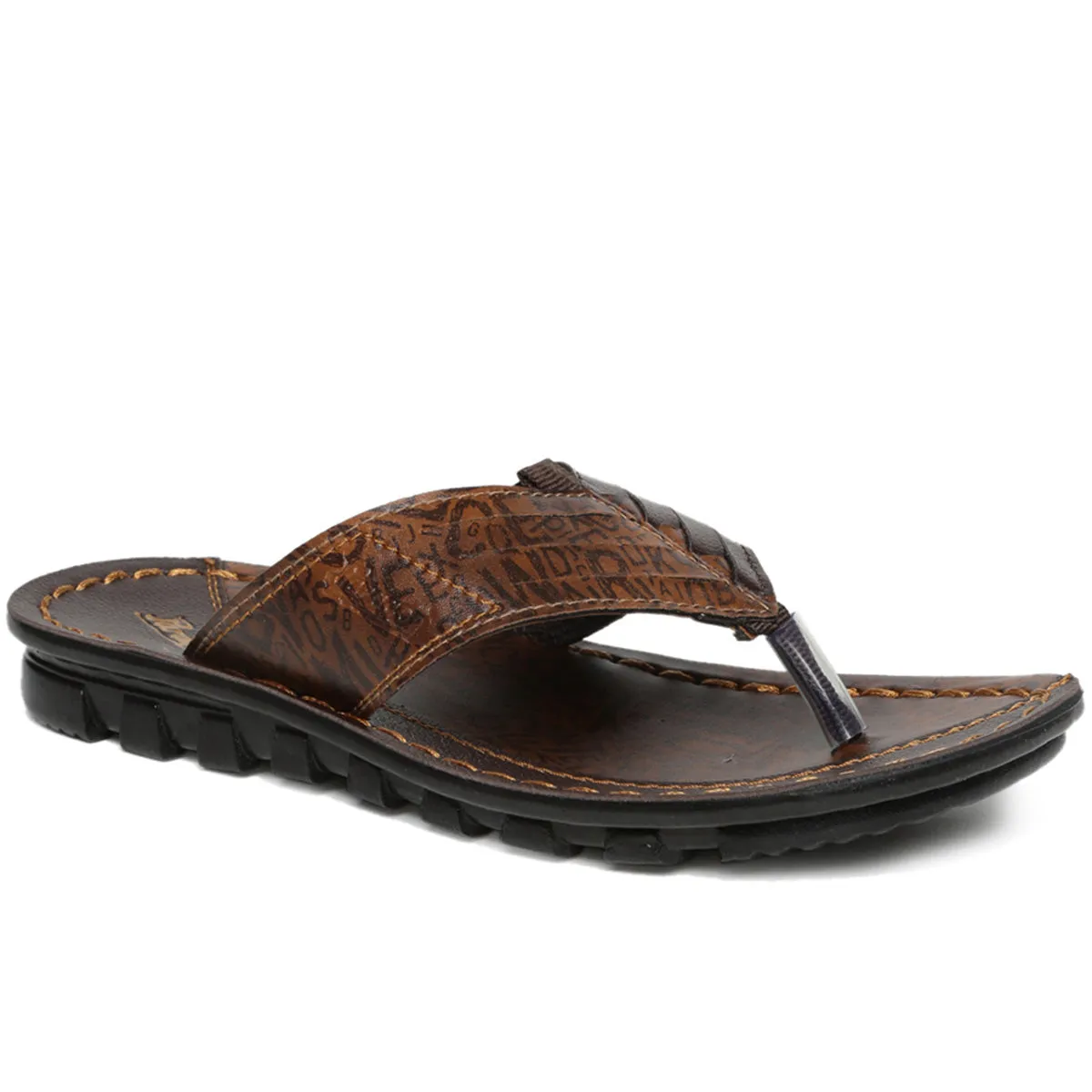 Men's Brown Vertex Flip-Flops