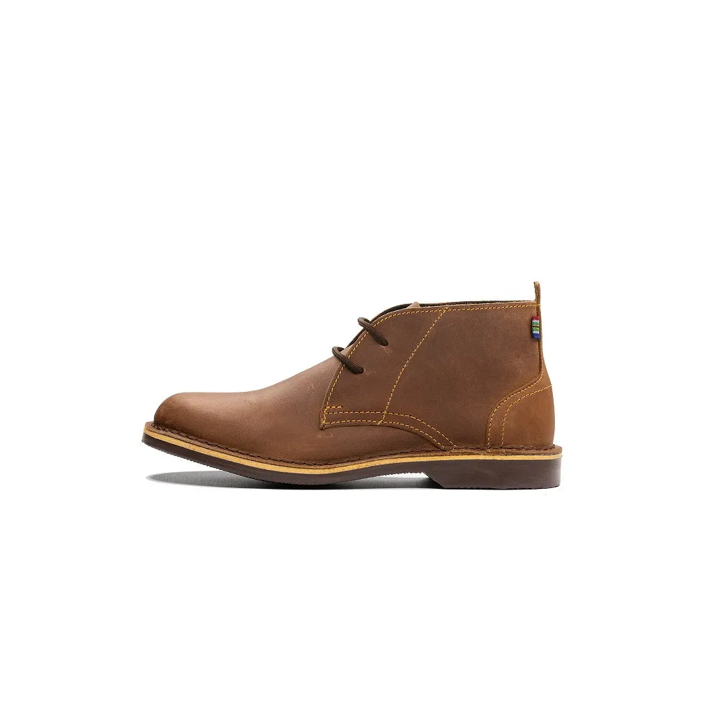 MEN'S CHUKKA (BROWN SOLE)