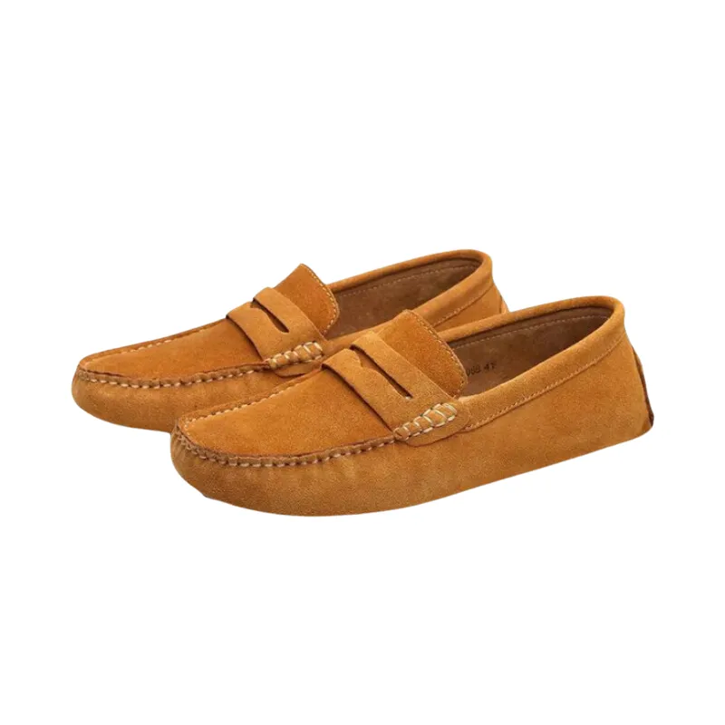 Men’s Classic Suede Slip-On Loafers