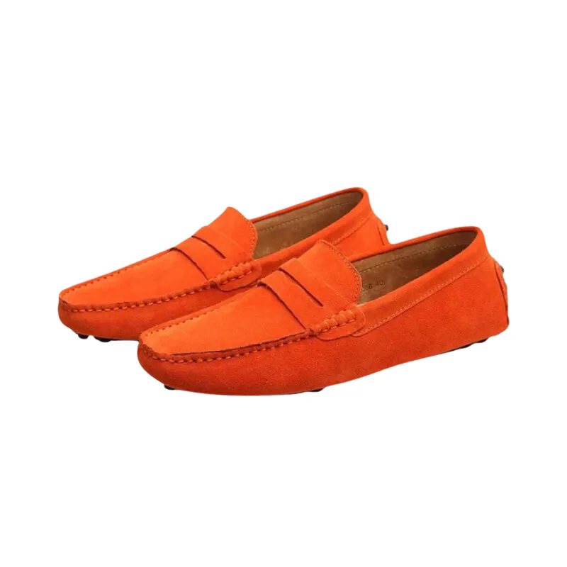 Men’s Classic Suede Slip-On Loafers