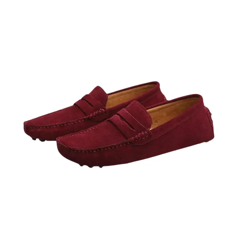 Men’s Classic Suede Slip-On Loafers