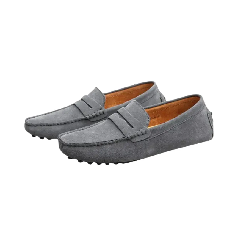 Men’s Classic Suede Slip-On Loafers