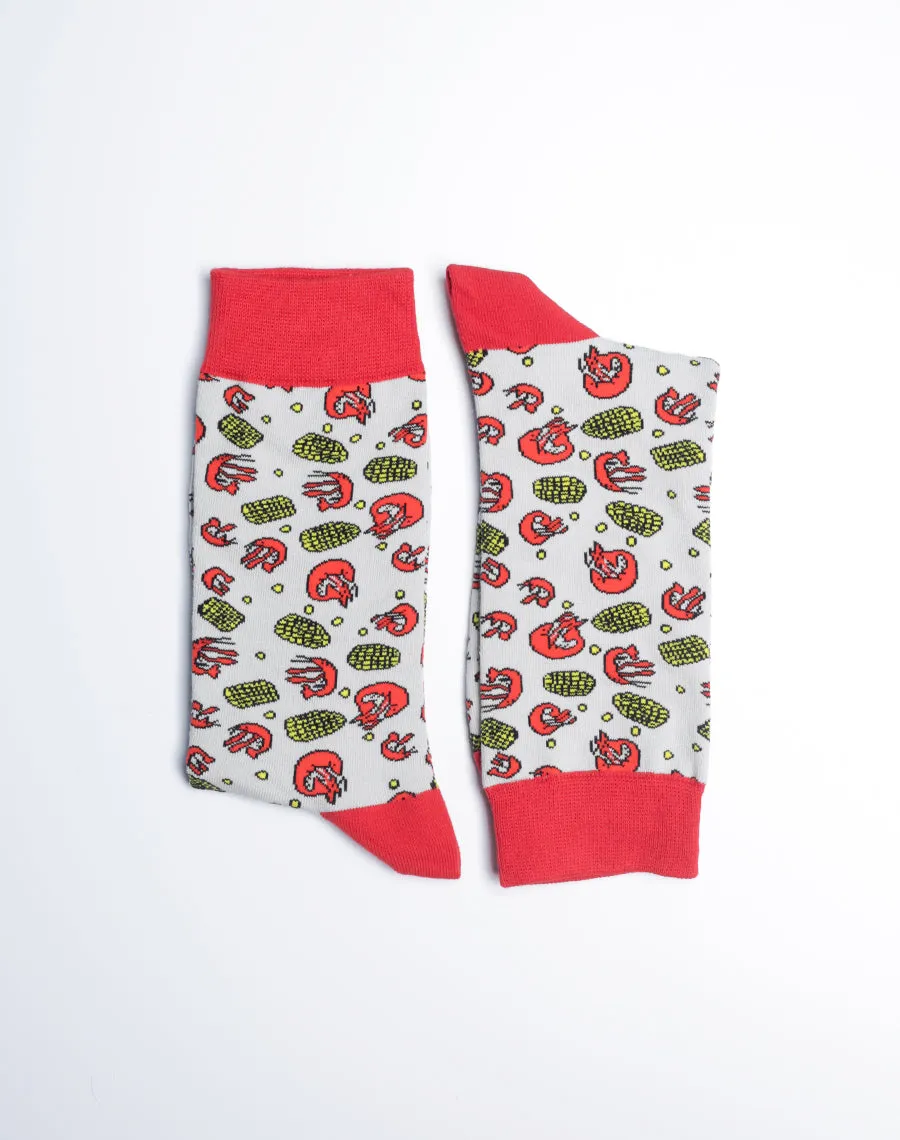 Men's Crawfish & Corn Crew Socks