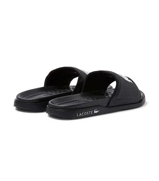 Men's Croco Dualiste Slides Black/White