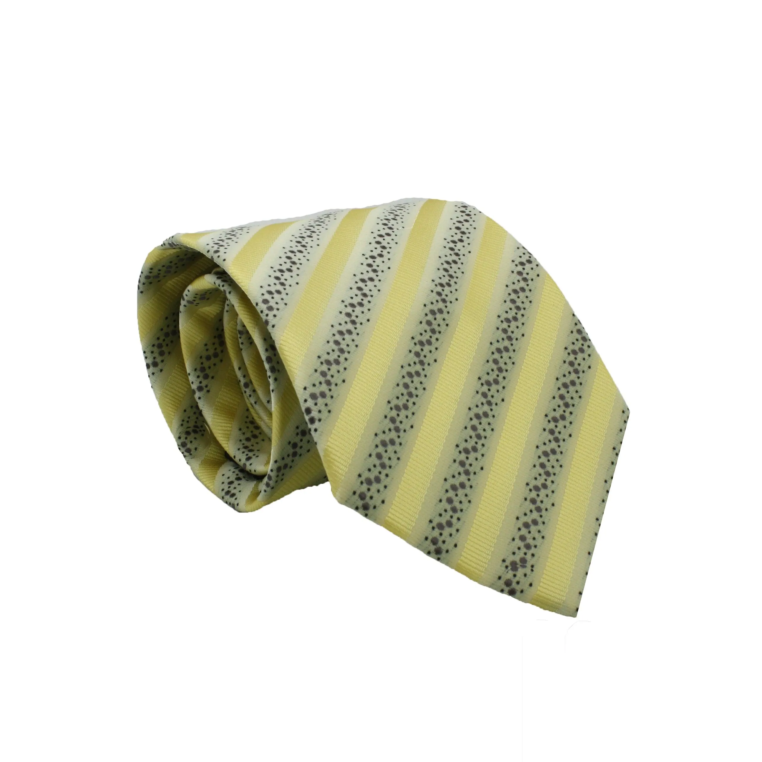 Mens Dads Classic Striped Pattern Business Casual Necktie & Hanky Set ZO