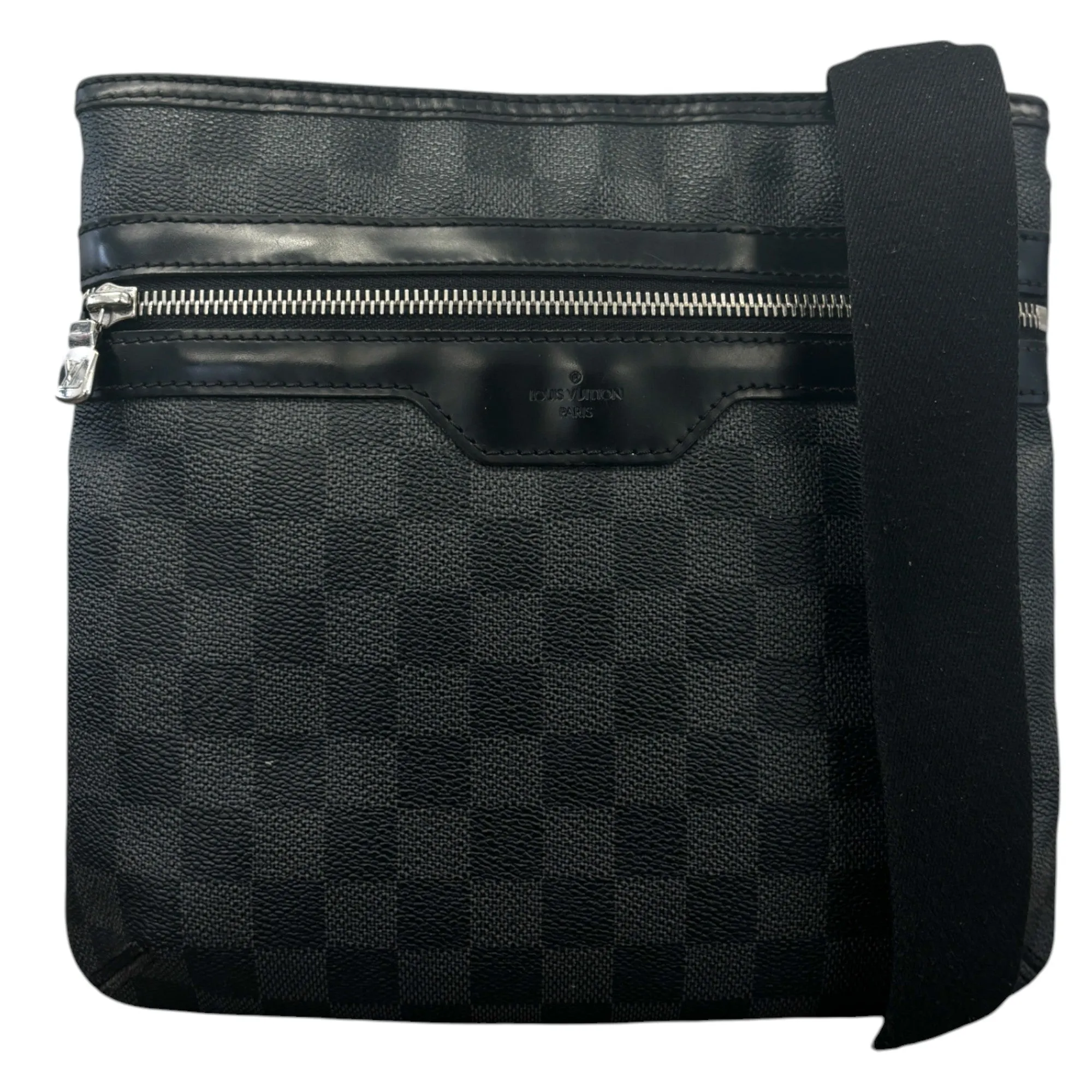 Men's Damier Graphite Thomas Messenger Bag Black